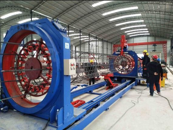 數(shù)控鋼筋籠滾焊機的操作流程