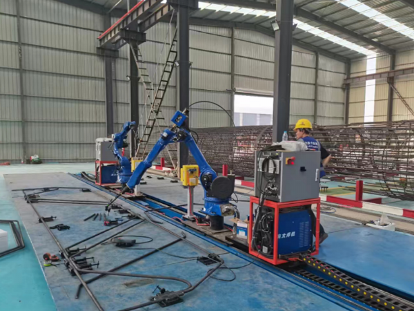 七軸蓋梁骨架焊接機器人（可訂制）